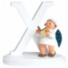 Angel Letter "X" - 7 cm / 2.8 inch