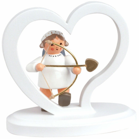 Engelbuchstabe Herz "Amor" - 7 cm