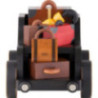 Gepäckwagen für Eisenbahn - 19x13x13 cm