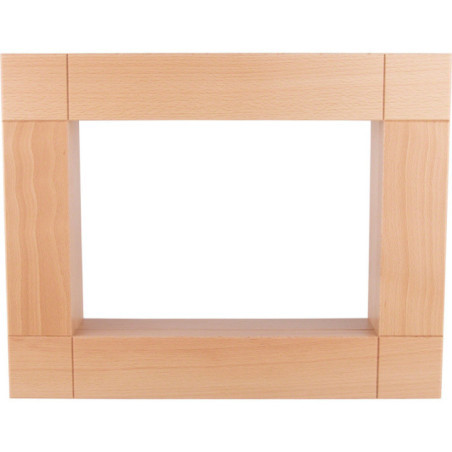 Zierrahmen für Kantenhocker, natur - 42x33 cm