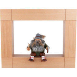 Zierrahmen für Kantenhocker, natur - 42x33 cm