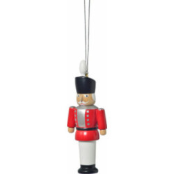 Christbaumschmuck "Nussknacker rot" - 8 cm