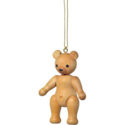 Tree Ornament - "Teddy Standing" - 7 cm / 2.8 inch