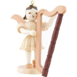 Angel Short Skirt Harp, Natural - 6,6 cm / 2.6 inch