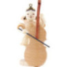 Kurzrockengel mit Bass, natur - 6,6 cm
