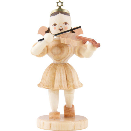 Angel Short Skirt Violin, Natural - 6,6 cm / 2.6 inch