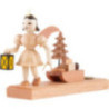 Kurzrockengel mit Schlitten, natur - 6,6 cm