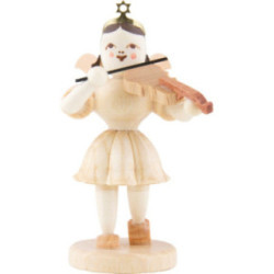 Kurzrockengel mit Bratsche, natur - 6,6 cm