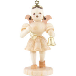 Kurzrockengel mit Glocken, natur - 6,6 cm