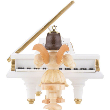 Kurzrockengel Engel am weißen Flügel, natur - 6,6 cm