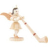 Kurzrockengel mit Alphorn, natur - 6,6 cm