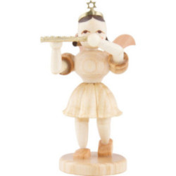 Kurzrockengel mit Piccolo, natur - 6,6 cm