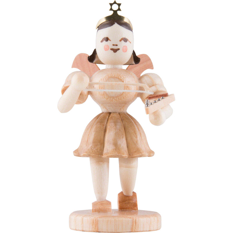 Angel Short Skirt with Psaltery, Natural - 6,6 cm / 2.6 inch