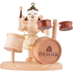 Angel Short Skirt with Drum Set - Natural - 6,6 cm / 2.6 inch