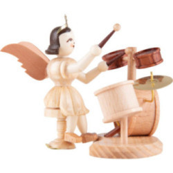 Angel Short Skirt with Drum Set - Natural - 6,6 cm / 2.6 inch