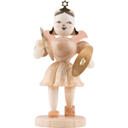 Angel Short Skirt with Cymbals, Natural - 6,6 cm / 2.6 inch