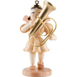 Kurzrockengel mit Tuba, natur - 6,6 cm