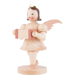 Kurzrockengel mit Harmonika, natur - 22 cm