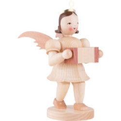 Kurzrockengel mit Harmonika, natur - 22 cm