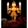 Shortskirt Angel Natural, with Electric Lighting - 22 cm / 8.7 inch