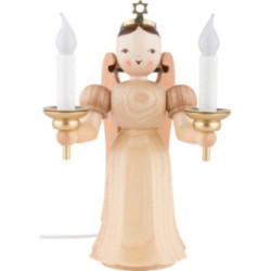 Long Pleated Skirt Angel Natural with Electric Lighting - 22 cm / 8.7 inch