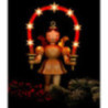Angel Short Skirt with Star Arch with Lights - 27 cm / 10.6 inch