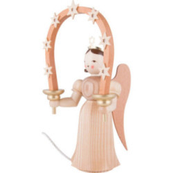 Angel Long Skirt with Star Arch with Lights, Natural - 27 cm / 10.6 inch