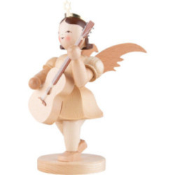 Kurzrockengel mit Gitarre, natur - 22 cm