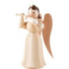 Angel Long Pleaded Skirt with Piccolo Flute - Natural - 22 cm / 8.7 inch