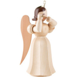 Angel Long Pleaded Skirt with Piccolo Flute - Natural - 22 cm / 8.7 inch
