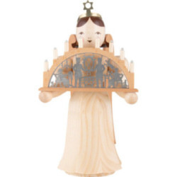 Angel Long Skirt with Candle Arch natural electric - 22 cm / 8.7 inch