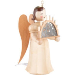 Angel Long Skirt with Candle Arch natural electric - 22 cm / 8.7 inch