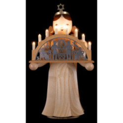Angel Long Skirt with Candle Arch natural electric - 22 cm / 8.7 inch