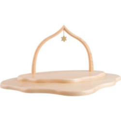 Angel Cloud with Two Levels, Natural with Arch - 35x20x17 cm / 13.8x7.9x6.9 inch