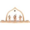 Cloud Natural with Trio of Angels and Arch - 29x12x15 cm / 11.5x4.7x5.9 inch