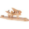 Cloud Natural with Angel at the Piano - 29x12x10cm - 11.5x4.7x3.9 inch