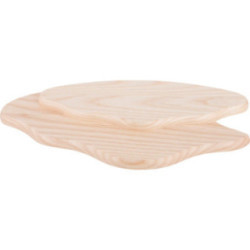 Additional Cloud for Three Level Cloud, Left Side, Natural - 30x20x3 cm / 11.8x7.9x1.2 inch