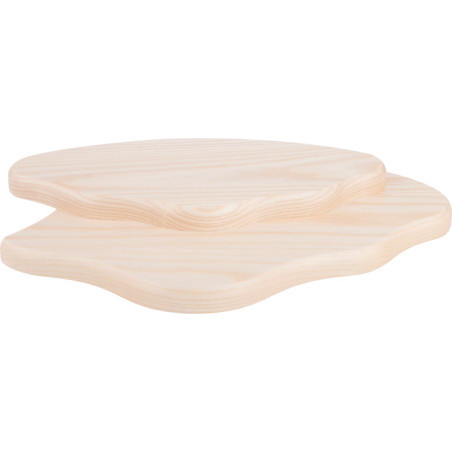 Additional Cloud for Four Level Cloud, Left Side, Natural - 30x20x4 cm / 11.8x7.9x1.6 inch