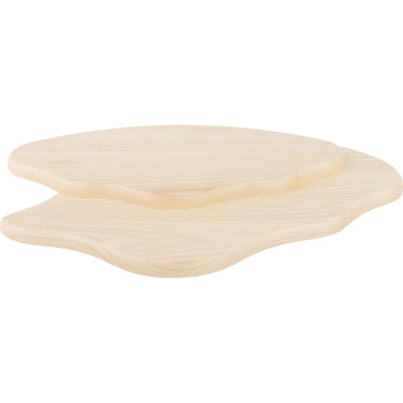 Additional Cloud for Three Level Cloud, Right Side, Natural - 30x20x3 cm / 11.8x7.9x1.2 inch