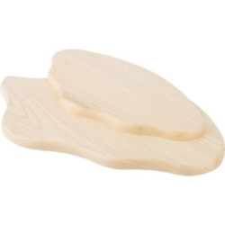 Additional Cloud for Three Level Cloud, Right Side, Natural - 30x20x3 cm / 11.8x7.9x1.2 inch