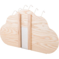 Wolkenrückwand für Engelwolke, natur - 57x36 cm