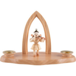 Cloud Natural with Angel and Arch - 17x9x12cm - 6.9x3.5x4.7 inch