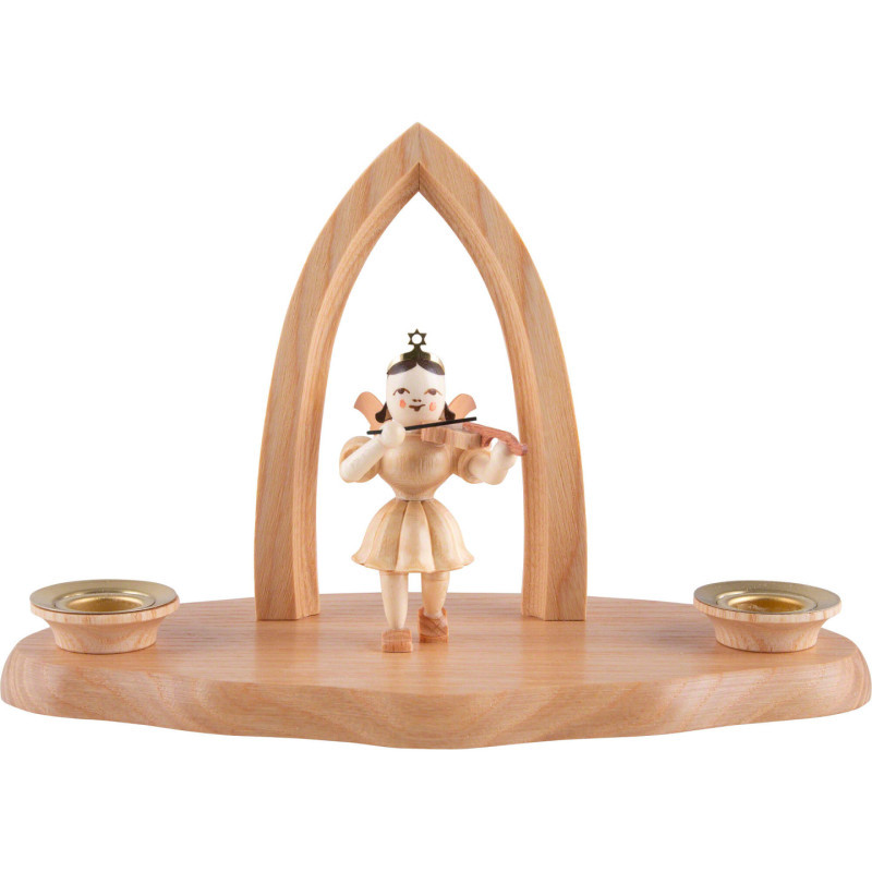 Cloud Natural with Angel and Arch - 17x9x12cm - 6.9x3.5x4.7 inch