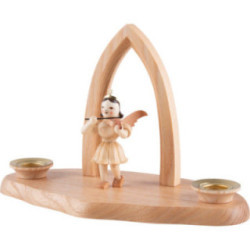 Cloud Natural with Angel and Arch - 17x9x12cm - 6.9x3.5x4.7 inch