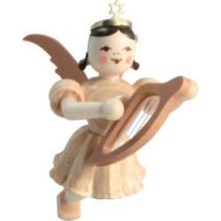 Floating Angel Lyre, Natural - 6,6 cm / 2.6 inch