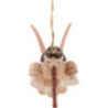 Schwebeengel mit Blockflöte, natur - 6,6 cm