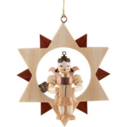 Angel Short Skirt with Gift in Star natural - 9 cm / 3.5 inch