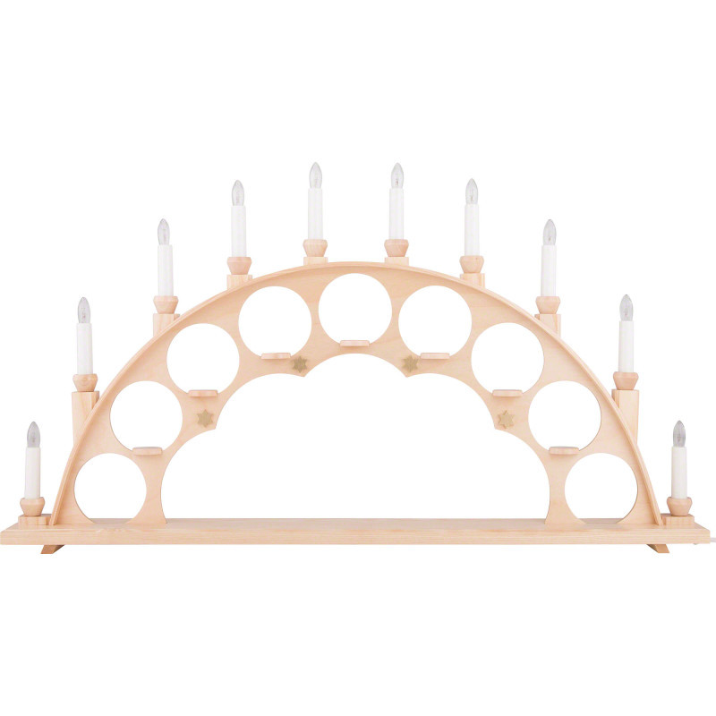 Candle Arch without Angels - Natural - 70x40 cm / 27.5x15.7 inch