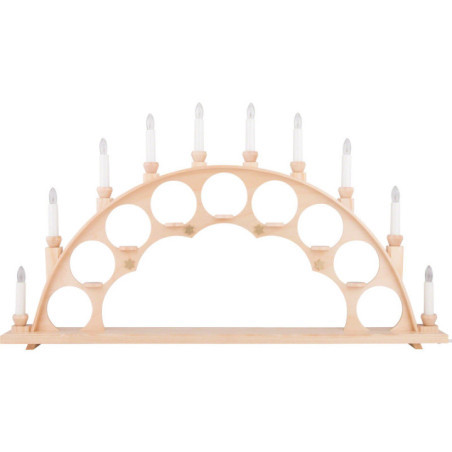 Candle Arch without Angels - Natural - 70x40 cm / 27.5x15.7 inch