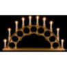 Candle Arch without Angels - Natural - 70x40 cm / 27.5x15.7 inch